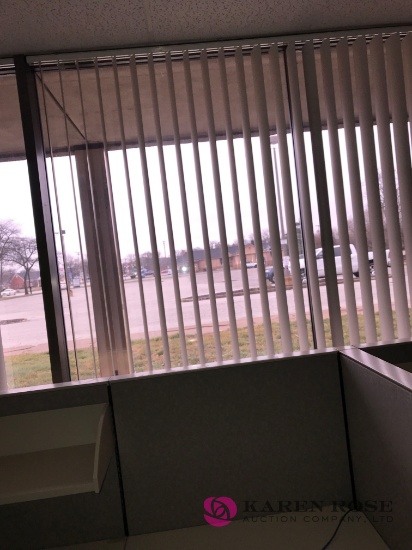 all blinds on first floor