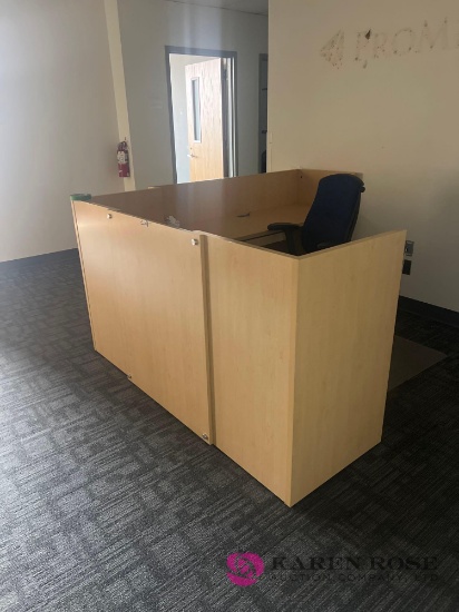 receptionist cubicle 6ft L-Shape Bring help to load