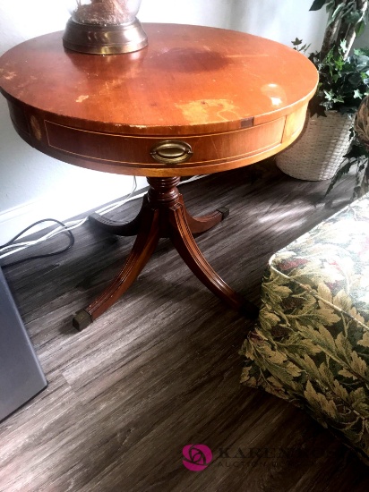 Antique end table