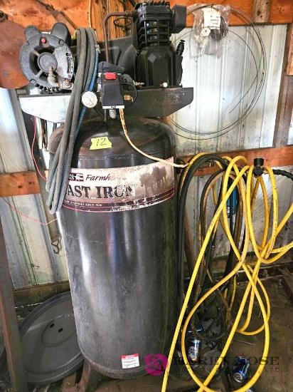 Campbell hausfeld air compressor includes hose and accs. come to preview