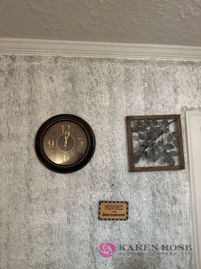 Clock/sign/decor plaque