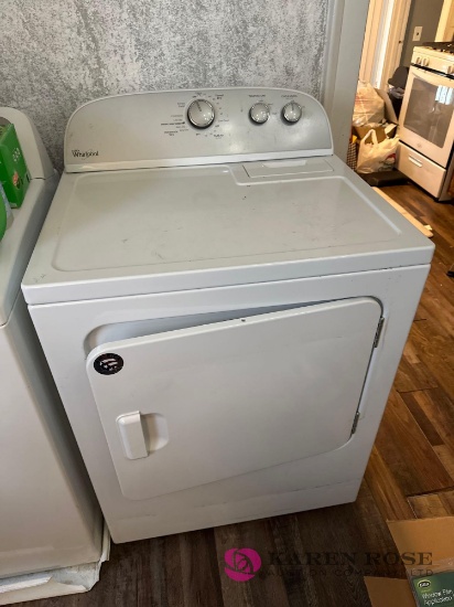 Whirlpool electric dryer