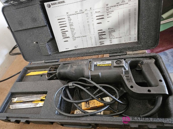 Black decker reciprocal saw