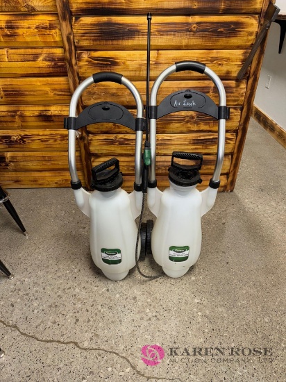 two portable sprayers