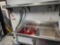 Fifty four inch stainless sink with stainless shelf