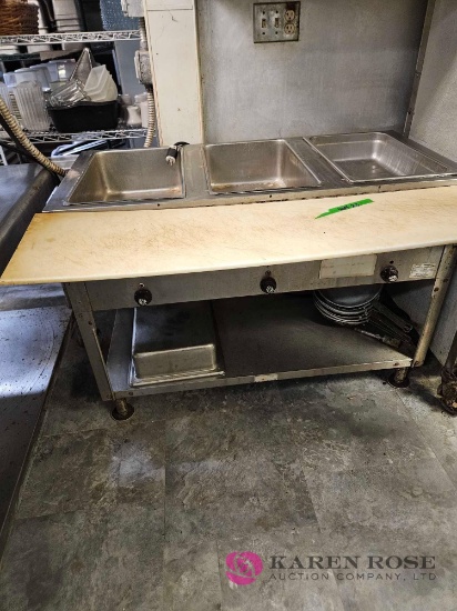 Food warmer table