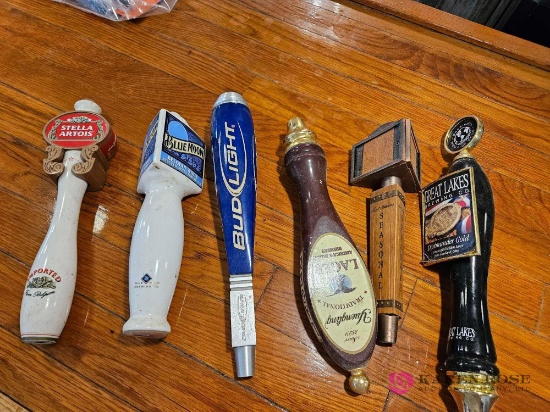 6 beer taps