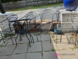 48 inch patio table with four chairs