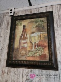 5 framed pictures