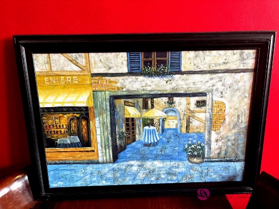 30 x 41 painting Eniere by king
