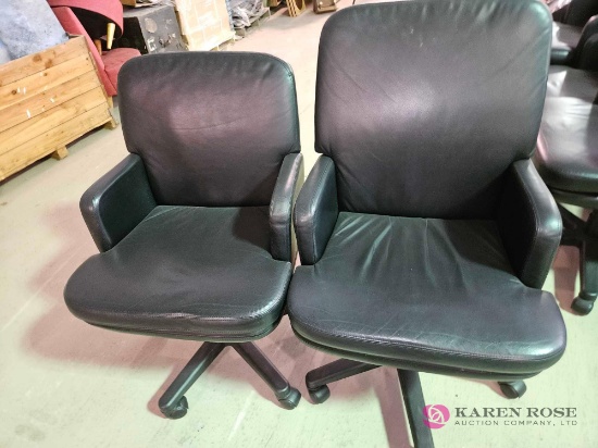 2 rolling office Chairs