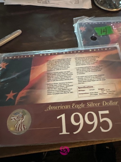 1995 American Eagle silver dollar