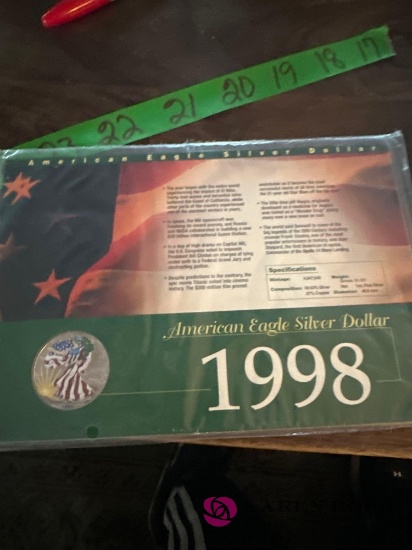 1997 American Eagle silver dollar