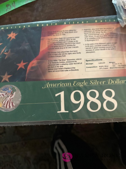 1988 American Eagle silver dollar