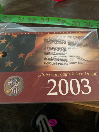 2003 American Eagle silver dollar