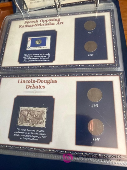 100 years of Lincoln and stamps that complete