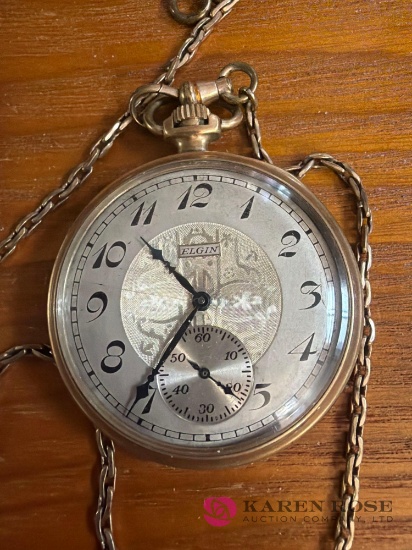 14K Elgin pocket watch
