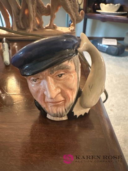 Royal Doulton Capt Ahab Chracter Jug 3 in tall