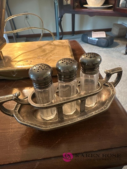 Silverplated Salt & Pepper Set