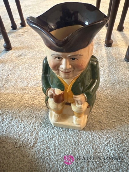 Vintage Wood & Sons "Toby" Character Jug 7 in tall