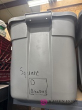 Tote of Square D Breakers