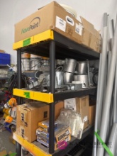 Black and Yellow Plastic Shelf Unit No Contents PICKUP SECOND DAY