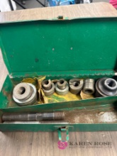Greenlee slug splitter heavy duty knockout punch set