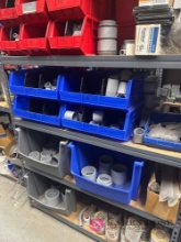 Contents of 4 Shelves of Electrical Supply Stock couplings Glue and more