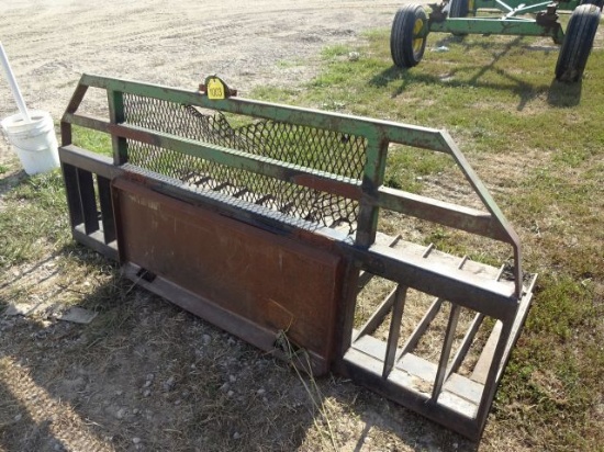 Modified Brush Bucket for Skid Steer