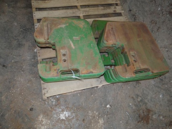 PALLET OF JD SUITCASE WEIGHTS