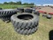 (2) 18.4R46 Firestone Tires