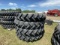 (4) 380/90R54 Tires & Rims