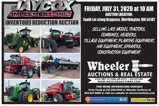Jaycox Implement, Inc. Inventory Reduction