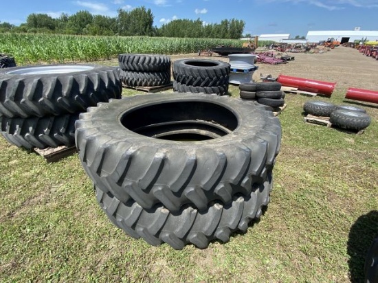 (2) 18.4R46 Firestone Tires