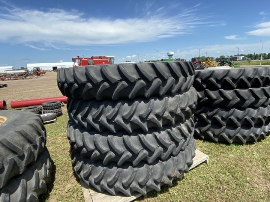 (4) 380/90R54 Tires & Rims