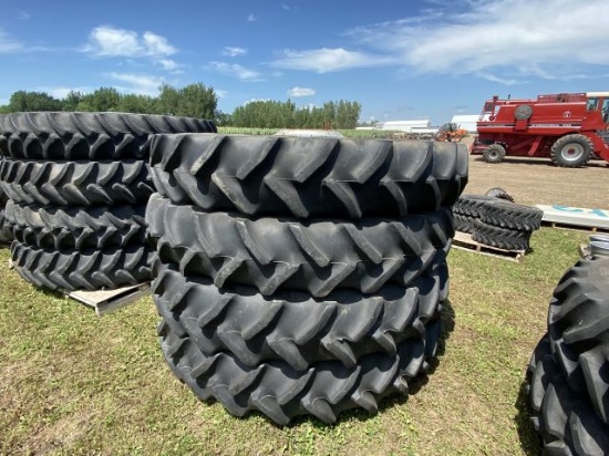 (4) 380/90R54 Tires & Rims