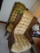 Wooden Upholtered Wing Back Chairs