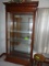 Oak Frame Glass Curio Cabinet