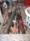 Post Driver, Pipe Wrench, Hand Saw, Shrub Sheers