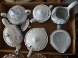 Teapots, Gravy Boats, Sugar Dish