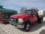 2006 Ford F350 flatbed truck