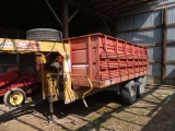 1974 Shuster Gooseneck Dump Trailer