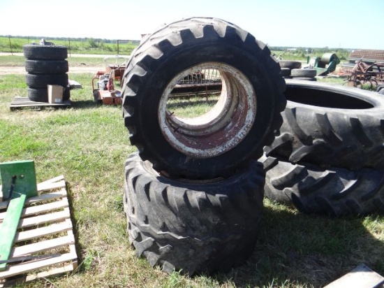 Pair of 42x25.00/20 Floater Tires & Wheels