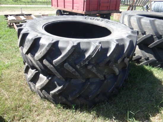 Pair Continental 18.4R42 Tractor Tires