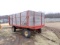 Heider Wooden Barge Wagon with Hoist