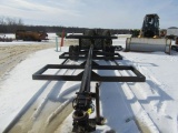 Pintle Hitch Single Axle Big Bale Trailer