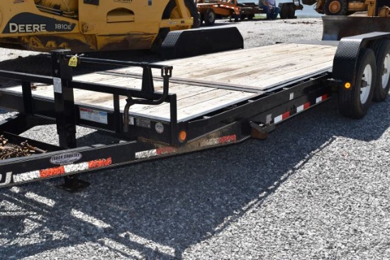 2016 PJ 20' Bumper Hitch Tilt Top Trailer