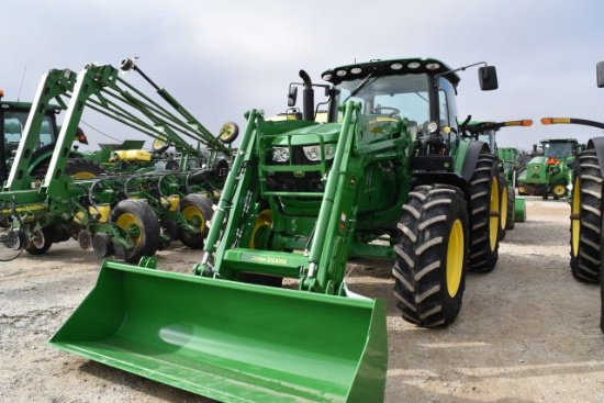 John Deere 6155R Tractor, 2021