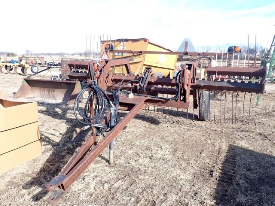 Pecan Orchard Brush Rake