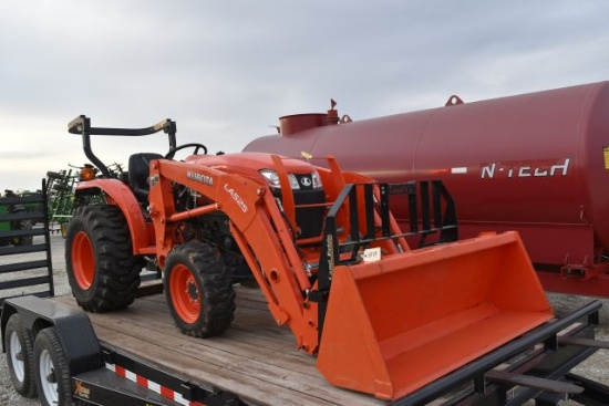 Kubota L3901D Tractor and Trailer